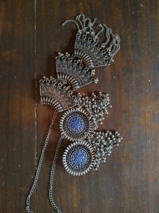 Premium Oxidised Necklace and jhumka set