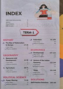 SST Educart Question Bank Class 10 Term 1