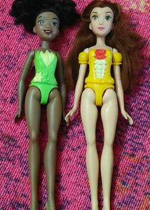 Disney Princess Tiana & Belle Dolls