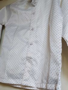 Polka Dot Button-Down