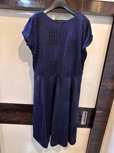 Navy Blue Midi Dress
