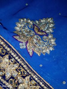 Beautiful Party Wear double Colour Saree