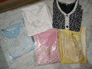 Pack Of 5 Kurtis