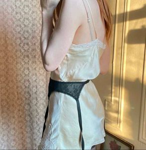 Black Lace Garter Belt