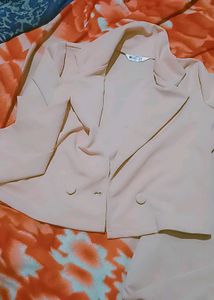 Pink Blazer &amp; Pant Set