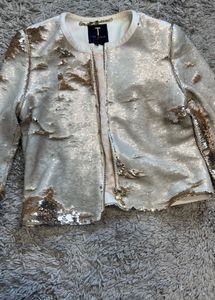 Stunning Ted Baker Metallic Sequin Jacket