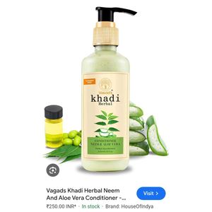 Cetaphil Moisturizer + Khadi Aloe Conditioner