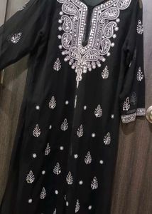 Mirror Work Chikankari Kurti