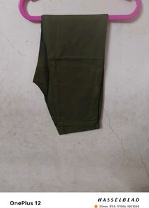 Fine Military Green Side Cut Pocket Jeans