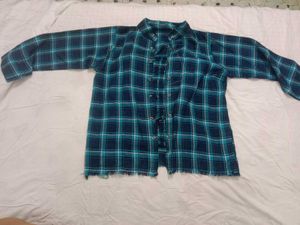 Blue Plaid Button-Down