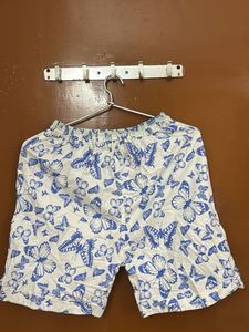 Butterfly Print Shorts