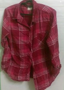 Cute Plaid Buttom Down Shirt Y2k Trendy