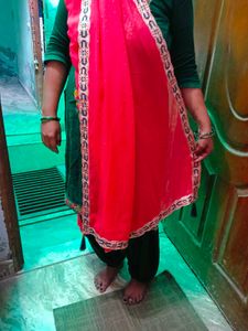 duppata long embroidery with gota net type