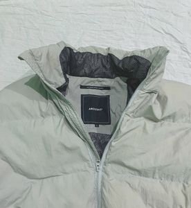 ANOUTFIT Puffer Jacket - Light Grey