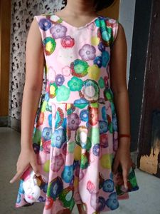 Cute Floral Girls Dress