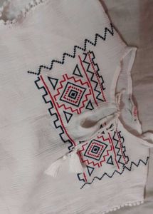 Embroidered White Top(UNUSED)