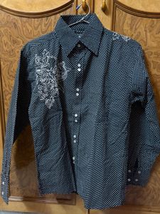 Patterned Long Sleeve Shirt