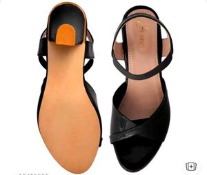 Black Ankle Strap Heels