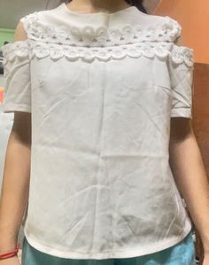 Cute Korean White Top For Women’s 🤍