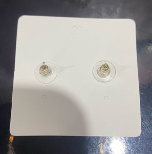 Dainty Bow and Pearl Wreath Gold Plated Earrings