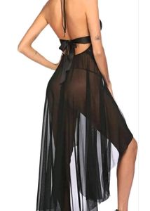 SEXY LINGERIE LONG SLIT GOWN🖤