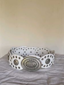 Y2k Vintage Disc Buckle Belt