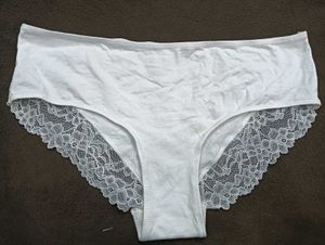 White Lace🖤 Trim Panties
