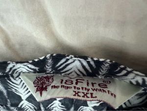Patterned Casual Crop Top