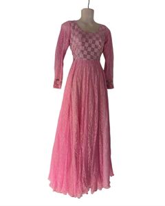 Elegant Pink Anarkali 🌸