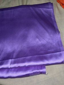 Purple Satin Fabric Piece