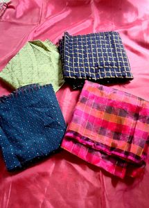 Blouse Fabric Set Of 4