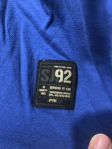 Spykar Reversible Half Sleeves Hoodie Jacket