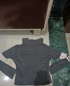 Collared Korean Style Crop Top