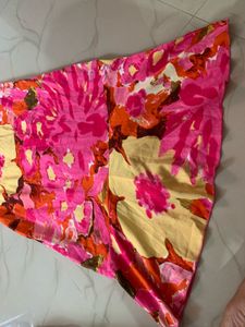 Flower Printed Midi Dress
