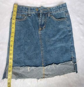 Denim Mini Skirt