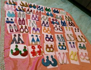 New RESIN HANDMADE JEWELLERY. EARINGS