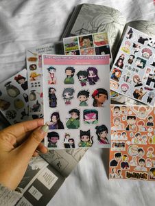Kawai Anime Sticker Sheets