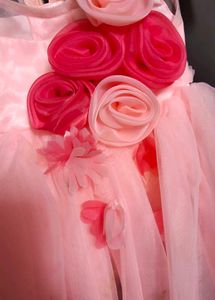 Cute Pink Flower Girl Dress