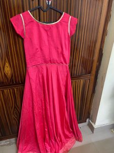 full flared ethnic gown
