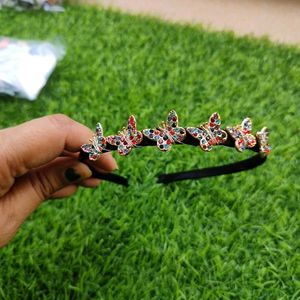 Floral Pearl Hairband (Combo Of 5)