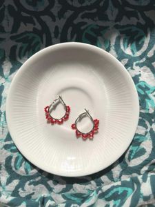 Half Flower Hoops 🥀