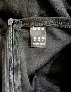 Black Corset Butterfly Sleeve Dress