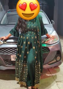 Front Slit Kurti Set