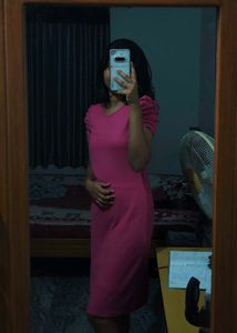 Pink bodycon Dress