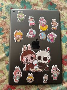 Cute Sticker-Covered apple ipad