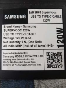 Samsung 120W Charger