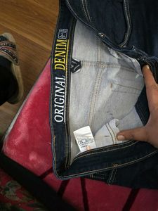 Dark Blue Straight Jeans