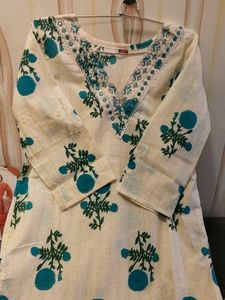 Floral Print Kurta