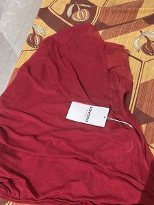 Elegant Red One-Shoulder Gown