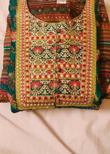 Green Long Frock